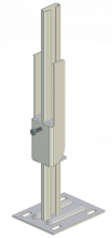 Кронштейн Termica напольный регулируемый по высоте для секционного радиатора