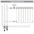 Кран двойной VALTEC регул-ки (КРДП) 3/4 дюйма