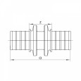 Муфта соединительная равнопроходная Rehau 14x1,5