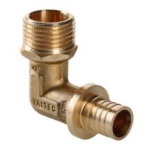 Угольник VALTEC надвижной универсальный с переходом на нар.р. 25(3,5) х 3/4