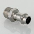 Соединитель VALTEC нерж. сталь с нар.р. 15х3/4