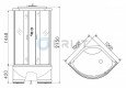 Душевая кабина Erlit ER3510TP-C3-RUS