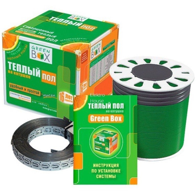 Нагревательный кабель Green Box GB 17,5 м/200 Вт