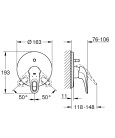 Встраиваемый смеситель Grohe Eurostyle 19506LS3