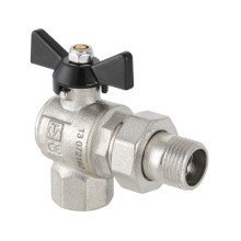 Кран шаровой VALTEC Perfect усиленный с полусгоном угловой 1/2 ВН