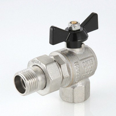 Кран шаровой VALTEC Perfect усиленный с полусгоном угловой 1/2 ВН