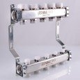 Блок коллекторный VALTEC с ручн. регулир. клап.1х9 вых Евроконус 3/4