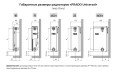 Стальной панельный радиатор отопления Prado Universal 22/500/1400
