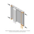 Стальной панельный радиатор отопления Prado Universal 20/500/500