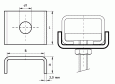 Шайба Walraven BIS U-образная WM1-35 (pg), 12,5/30,5 мм