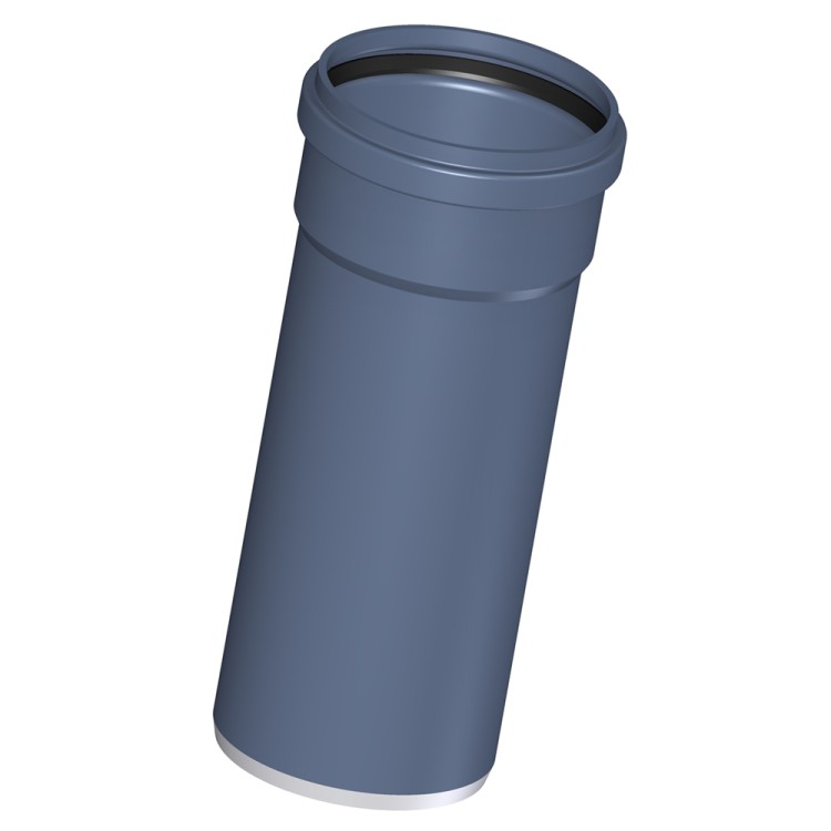 Труба канализационная POLOPLAST POLO-KAL NG с раструбом PKEM DN125 L=250
