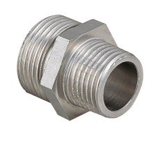 Ниппель VALTEC переходной 1 1/4 х 1/2 наружная резьба, никелированная латунь