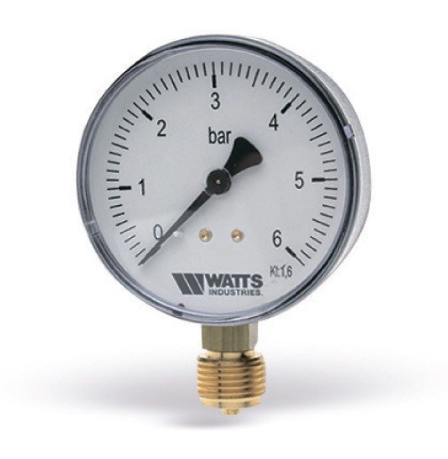 Манометр Watts F+R200 50/10, радиальный