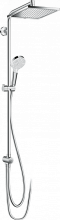 Душевая колонна без смесителя Hansgrohe Crometta Е 240 1jet Showerpipe Reno EcoSmart 27289000