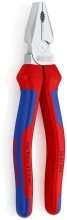 Плоскогубцы KNIPEX комб. особ. мощн. VDE, рез: провол. твёрд. d 3 мм, роял. струна d 2.5 мм, кабель d 14 мм, L-225 мм, хром, 2К ручки
