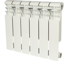 Биметаллический секционный радиатор отопления Rommer Profi Bm 500 (Bi 500-80-150) / 6 секций
