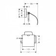 Бумагодержатель Hansgrohe PuraVida 41508000