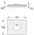 Кнопка смыва Grohe Surf 38574000 хром