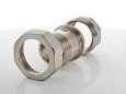 Сгон VALTEC разъемный 3/4 внутренняя-наружная резьба, никелированная латунь