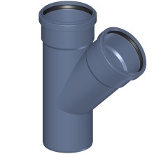 Тройник POLOPLAST POLO-KAL NG PKEA DN125/125 45 гр.