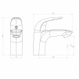 Смеситель для раковины Damixa Palace Bit