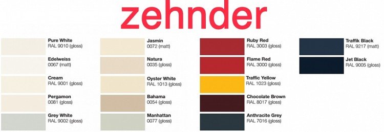 Стальной трубчатый радиатор отопления Zehnder 5050 / 1 секция