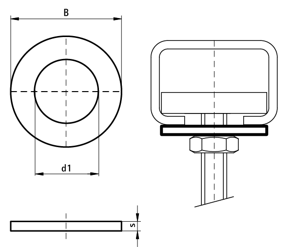 Шайба Walraven BIS WM0-35 6,4х25 мм, М6