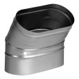 Отвод Вулкан VOR d120x240 овальный 30 град. по широкой стороне