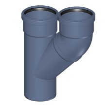 Тройник POLOPLAST POLO-KAL NG с параллельными входами PKPA DN110/110