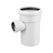 Тройник Ostendorf SKEA-НТ с выходом на внутреннюю канализацию 100/50*87 гр.