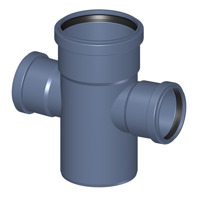 Крестовина POLOPLAST POLO-KAL NG PKDA DN110/75/75 87,5/180 гр.