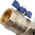 Коллектор Stout распределительный из латуни с расходомерами 1/3/4x6, SMB 0473 000006