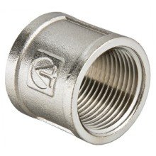 Муфта соединительная VALTEC 1 1/4 внутренняя, никелированная латунь
