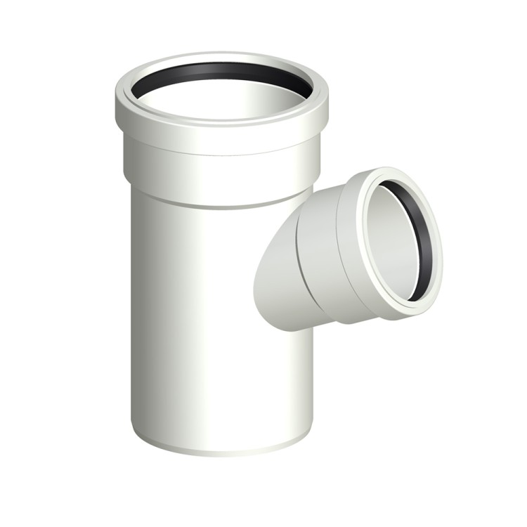 Тройник POLOPLAST POLO-KAL 3S PKSA DN110/75 67,5 гр.