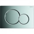 Кнопка смыва Geberit Sigma 01 двойной смыв, хром глянц. 115.770.21.5