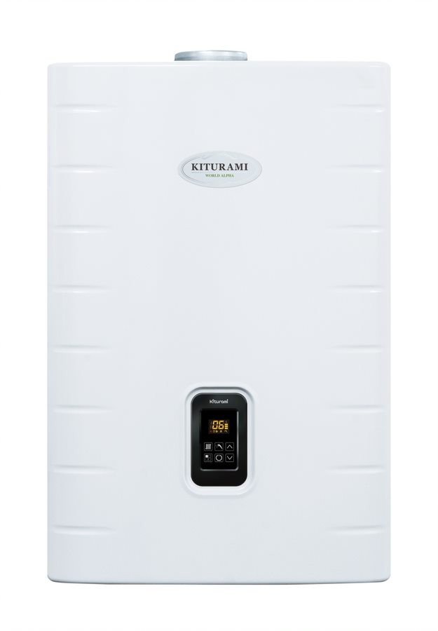 Настенный газовый двухконтурный котел отопления Kiturami World Alpha C 15K NEW
