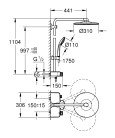 Душевая колонна Grohe Euphoria SmartControl 310 Duo 26507LS0