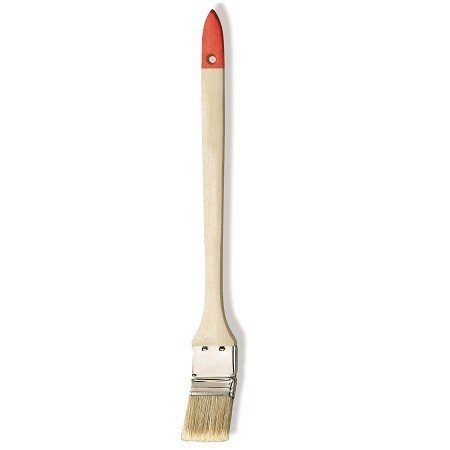 COLOR EXPERT 81672502 кисть радиаторная угловая, светлая щетина, деревянная ручка (25мм)