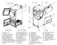 Твердотопливный напольный котел отопления, длительного горения ZOTA BULAT 35