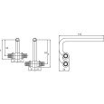 SL-комплект двух C-обр. трубок с гильзами Rehau 20-12x1.0-20 для подкл. Радиаторов 1
