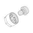 Резьбозажимное соединение Rehau stabil 20x2,9xG3/4