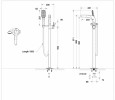 Напольный смеситель Bravat Wave F674108C-B