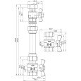 Комплект для установки теплосчетчика Rehau , горизонтальный