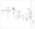 Универсальный смеситель Bravat FIT F6135188CP-LB-RUS