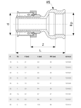 SmartPress ВР 20 x Rp 3/4, модель 6712 1