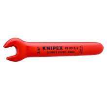 Ключ гаечный рожковый KNIPEX дюймовый VDE, размер под ключ 3/8 , 108 мм, диэлектрический