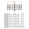 Соединитель Uponor Q E СОЕДИНИТЕЛЬ PPSU 40-40