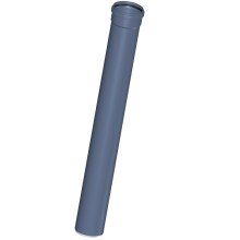 Труба канализационная POLOPLAST POLO-KAL NG с раструбом PKEM DN125 L=1000