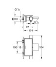 Термостатический смеситель Grohe Grohtherm Cube с полочкой 34502000