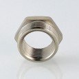 Футорка VALTEC 1 1/2 х 3/4 внутренняя-наружная резьба, никелированная латунь